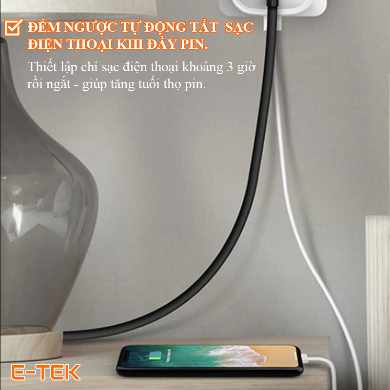 Ổ cắm điện thông minh wifi tuya, chuẩn EU, chính hãng MOES đếm ngược bảo vệ sạc pin điện thoại