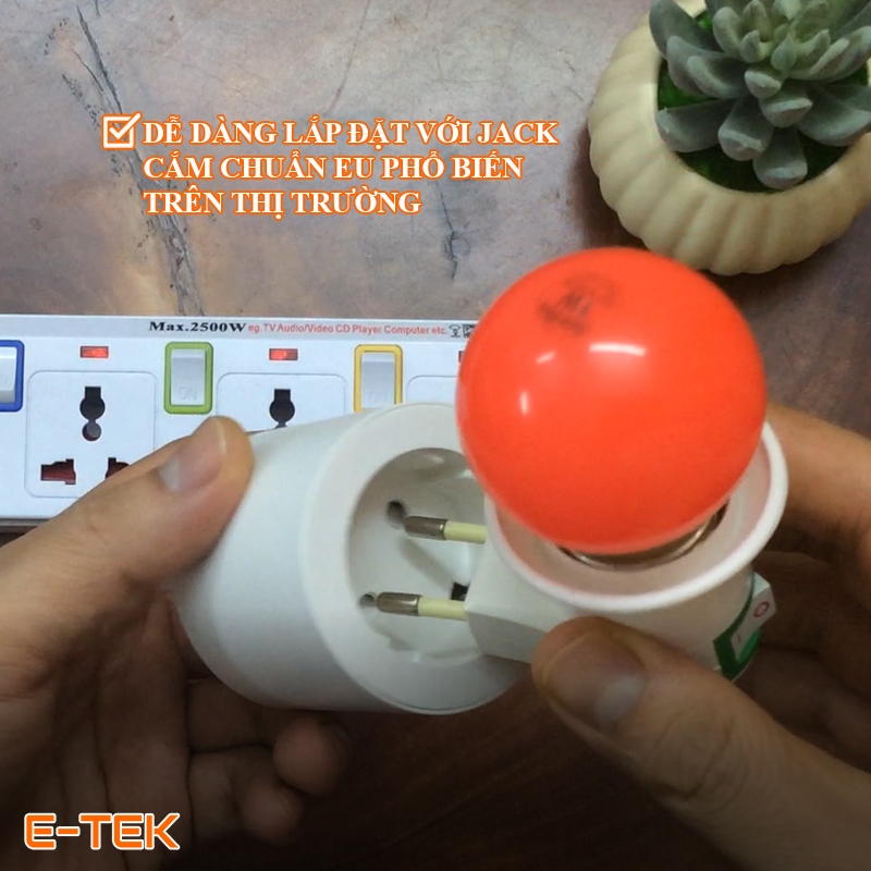 Ổ cắm điện thông minh wifi tuya, chuẩn EU, chính hãng MOES chuẩn jack eu