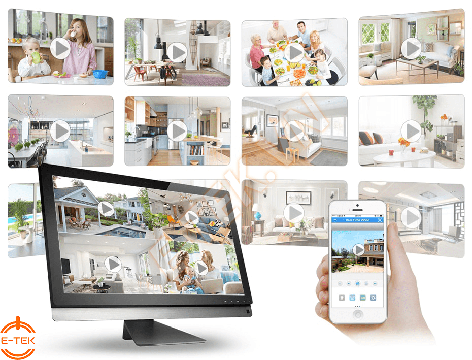 Xem lại video lưu trữ trên bộ KIT camera wifi từ xa.