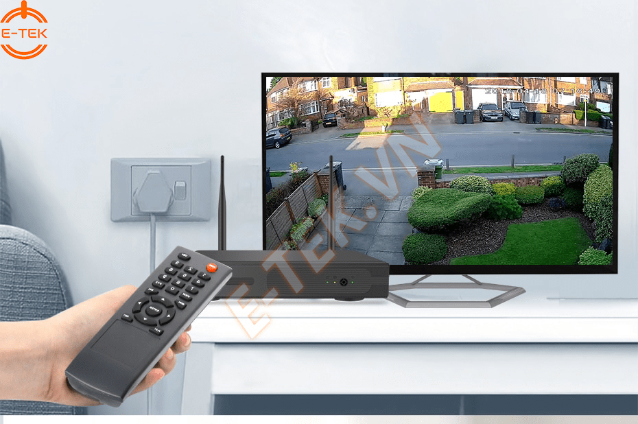 Xem trực tiếp bộ KIT camera WIFI trên TIVI