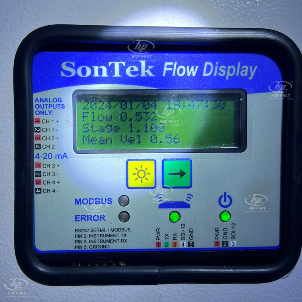 trạm quan trắc lưu lượng tự động