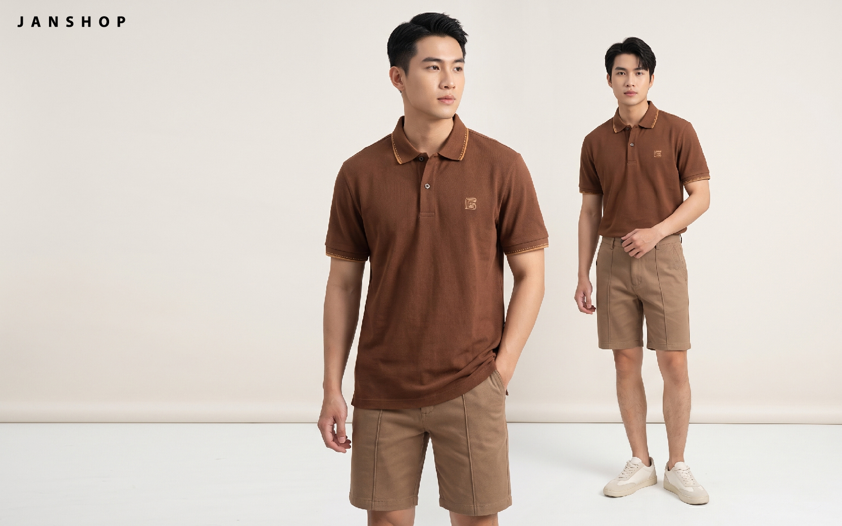 Màu nâu phối với màu nâu