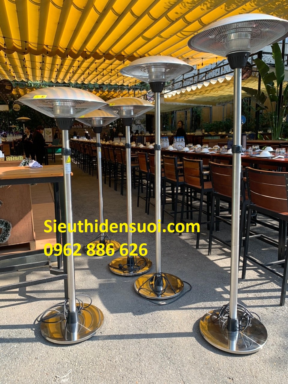 Cây sưởi điện ngoài trời