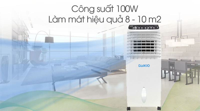 Máy Làm Mát Không Khí Daikiosan DKA-00800A phù hợp không gian 8-10 m2