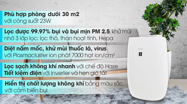 Máy Lọc Không Khí Và Tạo Ion Sharp FP-J40E-W nhiều tính năng ưu việt, được nhiều gia đình sử dụng.