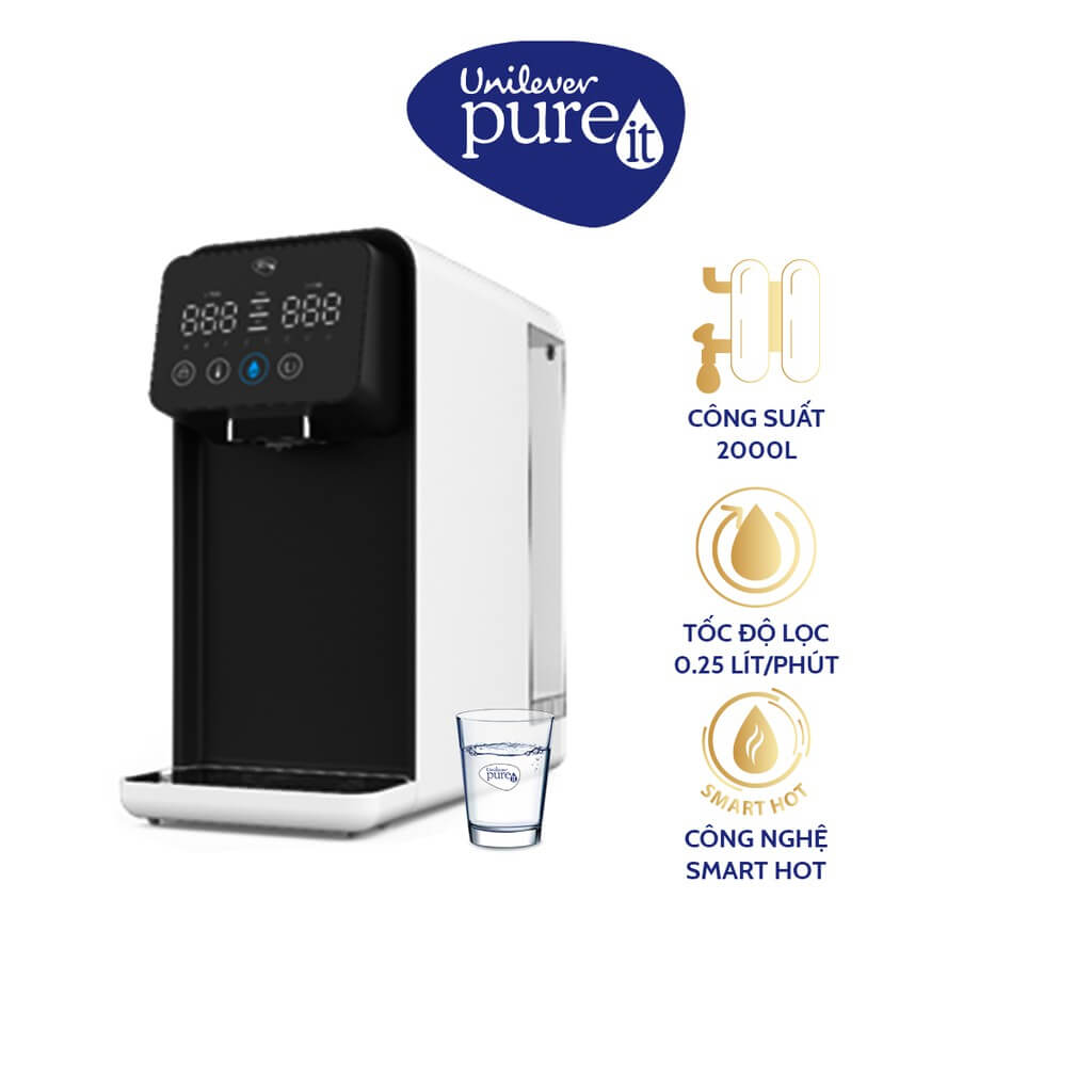 Máy lọc nước Pureit Lavita CR5240 có công nghệ Smart Hot với 4 cấp độ nhiệt độ nóng khác nhau