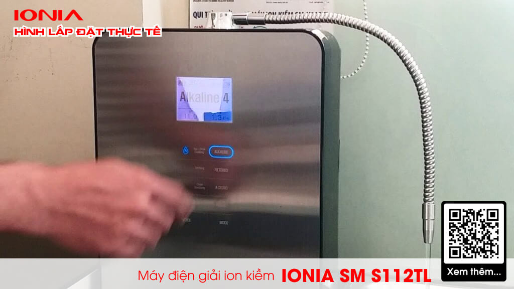 Máy Điện Giải Ion Kiềm IONIA SM S112TL - Hàng chính hãng Nhập khẩu - THE PHAN HOME