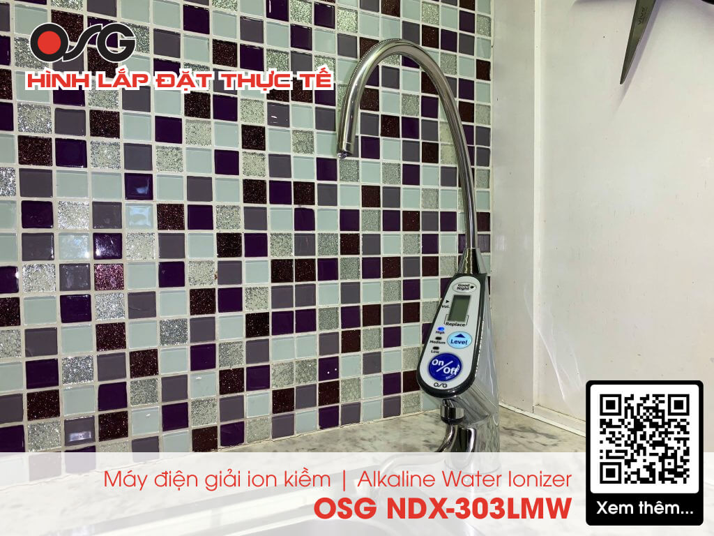 Máy Điện Giải Ion Kiềm Giàu Hydro OSG NDX - 303LMW - Hàng chính hãng Nhập khẩu - THE PHAN HOME