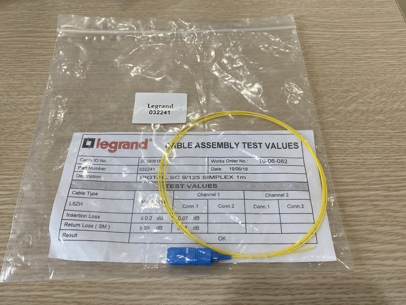 Dây hàn quang LCS3 Singlemode SC 1m Legrand