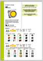Catalog Đèn báo, Nút nhấn Ø16 A6 Series