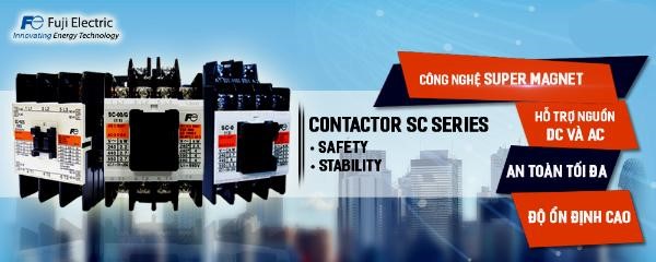 Contactor dòng SC thuộc hãng Fuji Electric được đánh giá là một trong những thiết bị chất lượng và được nhiều khách hàng, doanh nghiệp sử dụng nhất trên thế giới