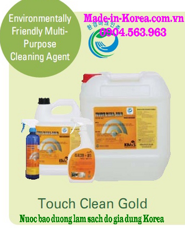 Nước bảo dưỡng làm sạch đồ gia sụng TOUCH CLEAN GOLD