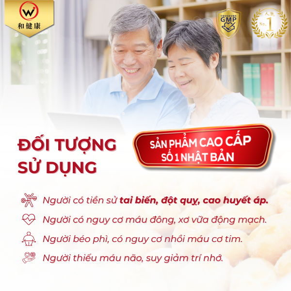 Đối Tượng Sử Dụng Của Viên Uống Chống Đột Quỵ Natto Kinase Premium 6000FU Wakenko