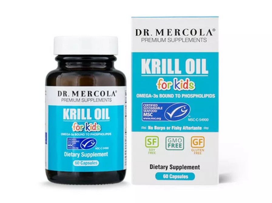 Dầu nhuyễn thể cho trẻ em Krill Oil for Kids Dr Mercola