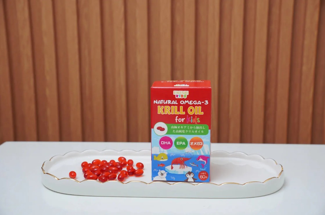 Dầu nhuyễn thể Natural Omega-3 Krill Oil Eikenbi Kids