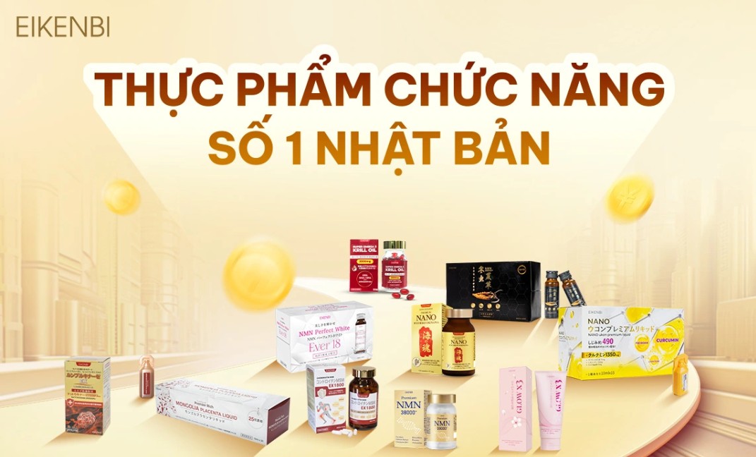 Eikenbi là thương hiệu thực phẩm chức năng nội địa tại Nhật Bản