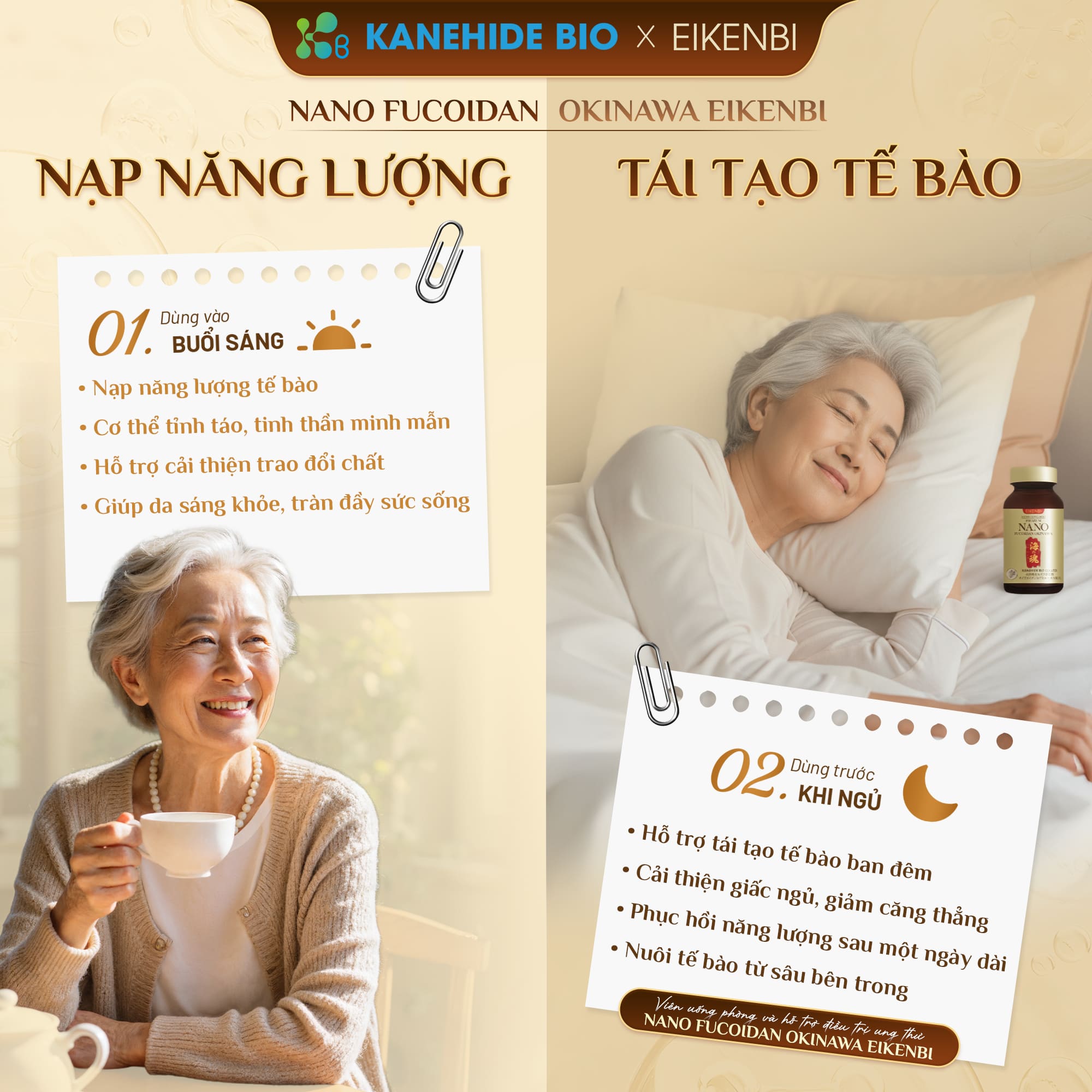 Hướng Dẫn Sử Dụng Viên Uống Nano Fucoidan Okinawa Premium Eikenbi