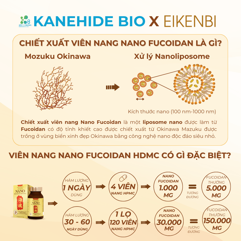 Ưu Điểm Của Viên Uống Nano Fucoidan Okinawa Premium Eikenbi