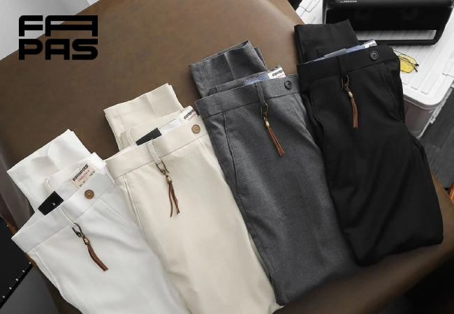 Quần tây ống suông