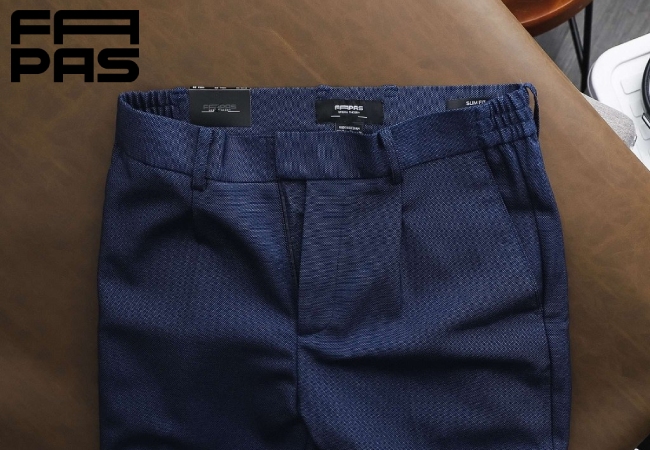 Quần tây Short nam dáng Regular form suông