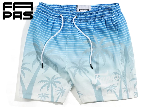 Quần short hoa đi biển cho nam