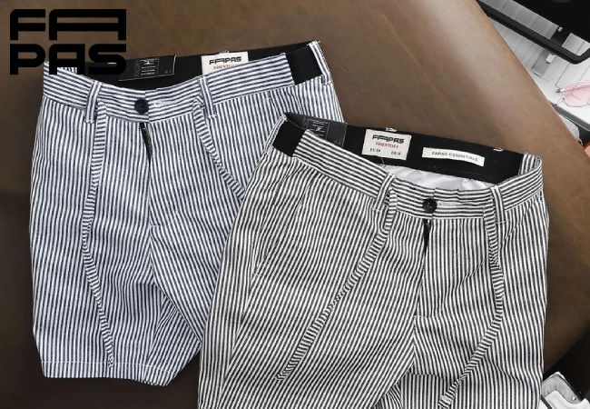 Quần short kaki nam lưng thun