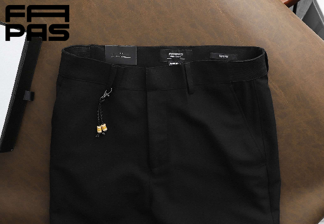 Quần short tây nam màu đen