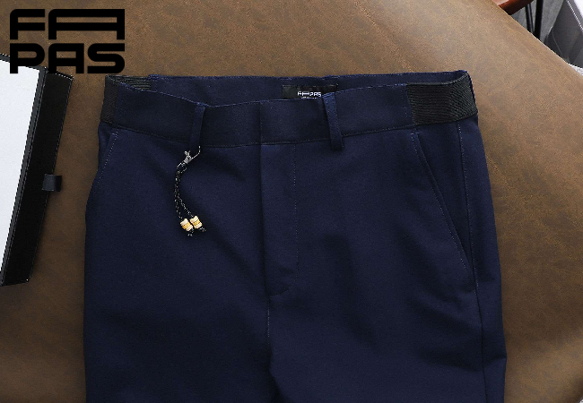 Quần tây short nam xanh dương