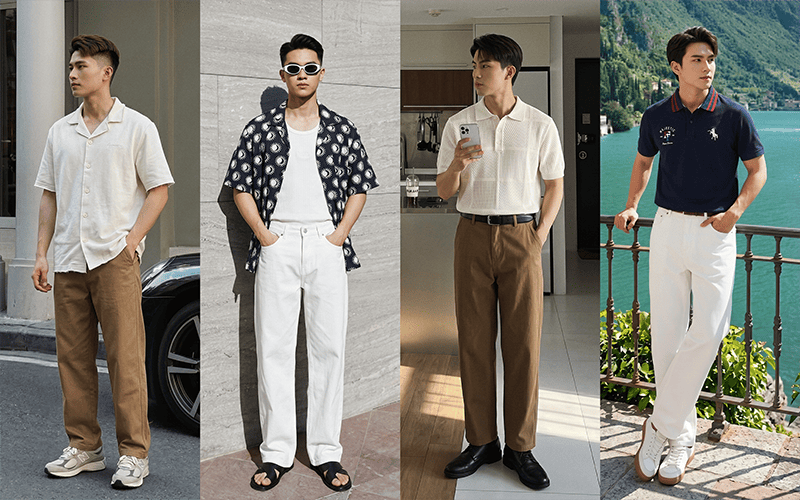 Nam giới hiện đại lịch lãm tự tin trong trang phục FAPAS kết hợp màu sắc chuẩn gu