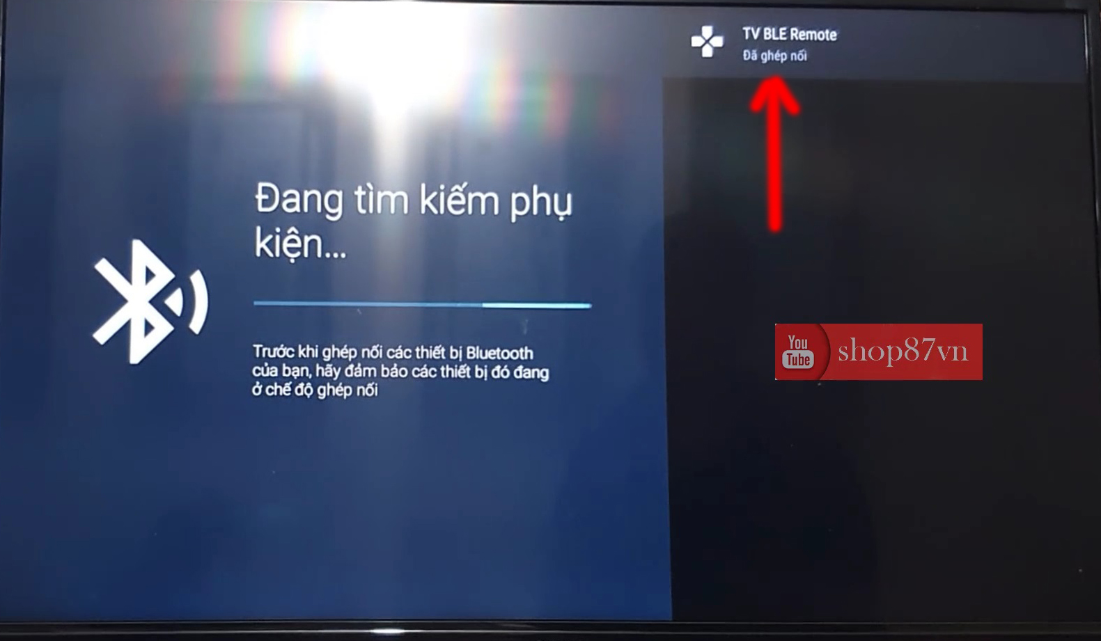 Cách kết nối để tìm kiếm giọng nói trên Android tv Panasonic 2018