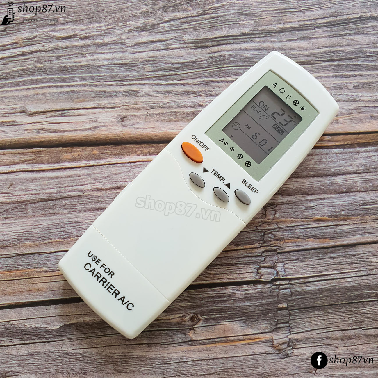 Điều khiển điều hòa Carrier 2 chiều