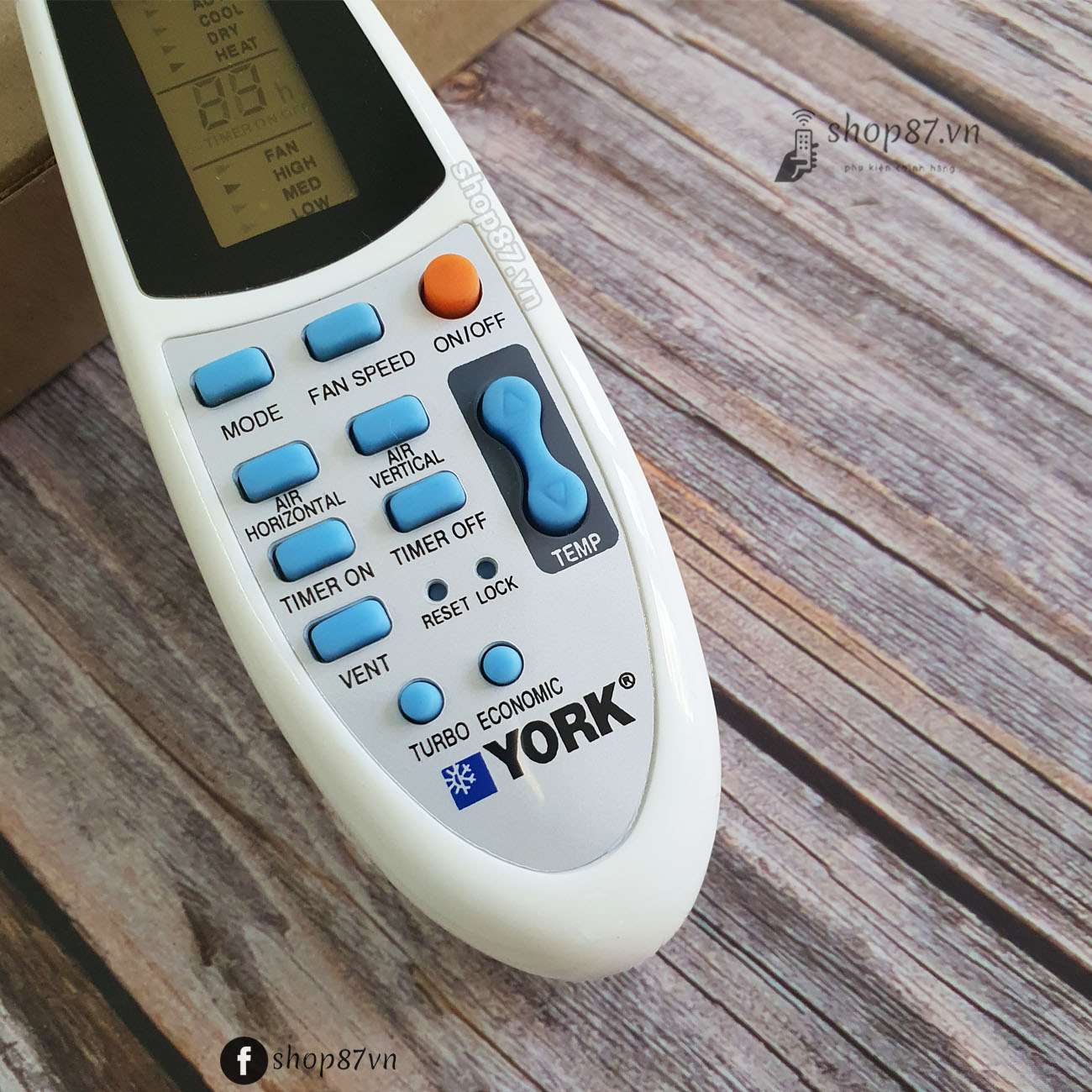 Điều khiển máy lạnh York chính hãng 2 chiều