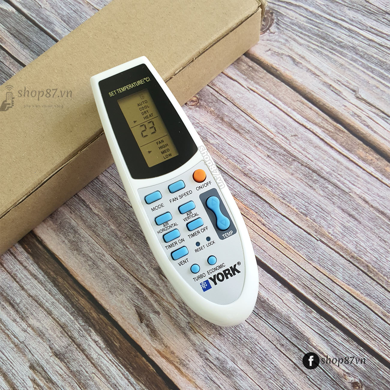 Điều khiển máy lạnh York chính hãng 2 chiều