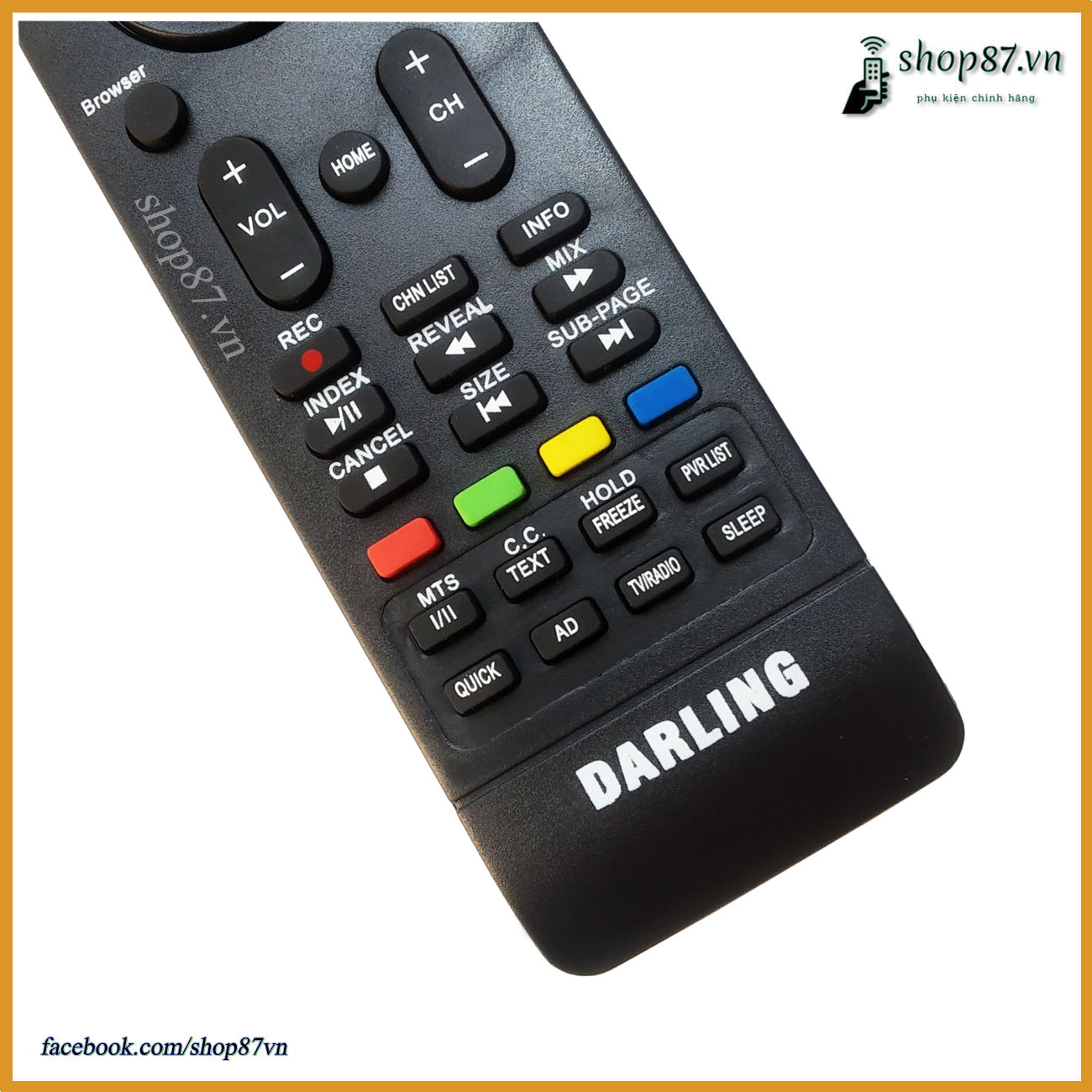 Điều khiển remote tv Darling smart Yotube