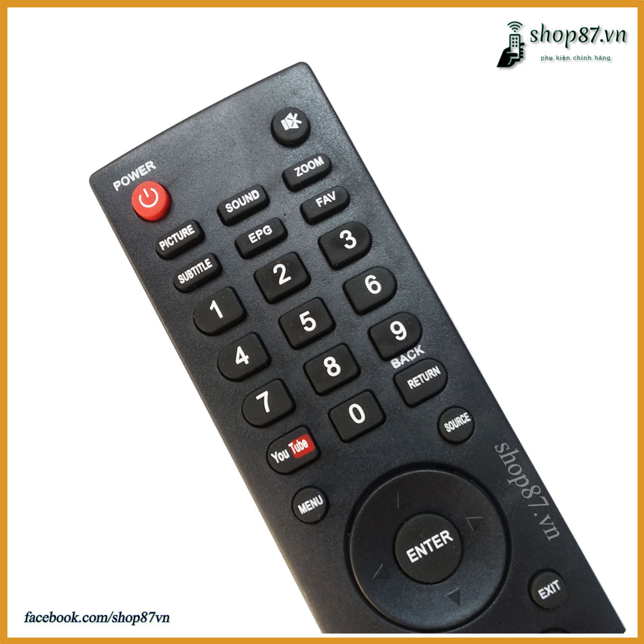 Điều khiển remote tv Darling smart Yotube