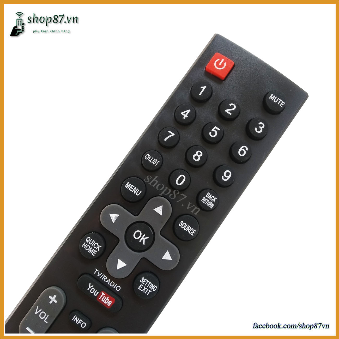 Điều khiển tivi Skyworth Smart LCD LED youtube