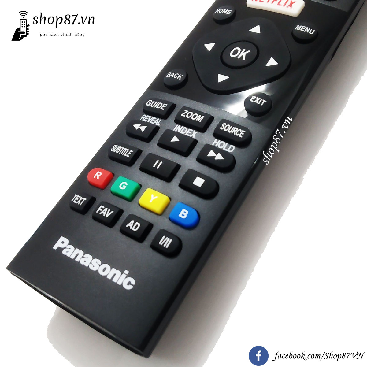 Điều khiển tv Panasonic tìm kiếm bằng giọng nói chính hãng