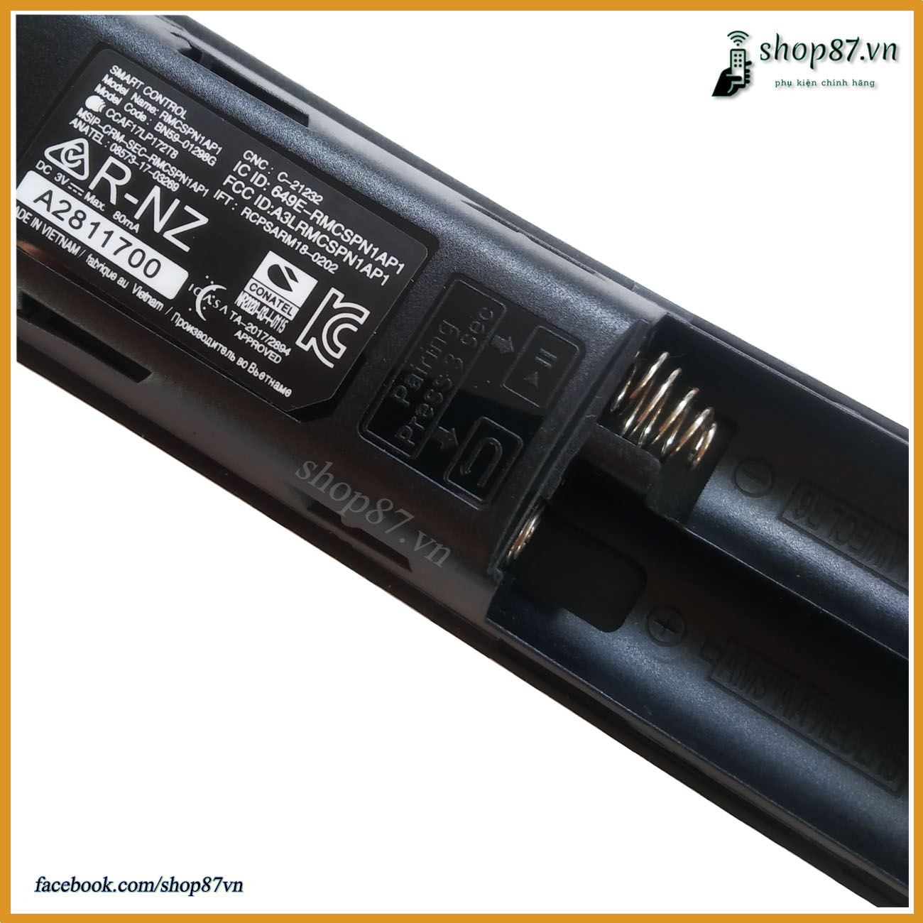 Điều khiển tivi Samsung giọng nói chính hãng BN59-01298G