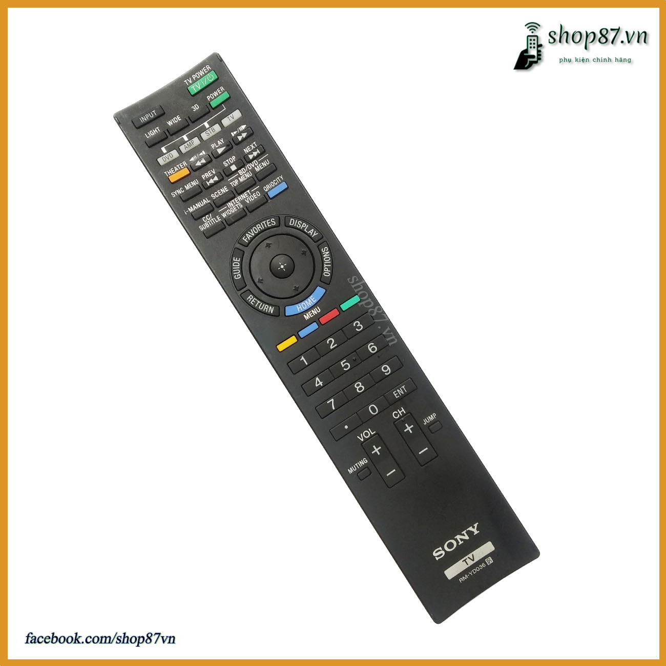 Remote điều khiển tv Sony RM-YD036 chính hãng