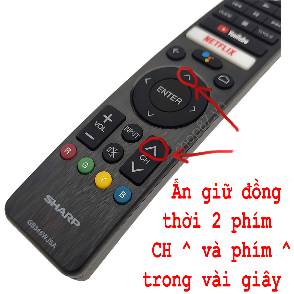 Hướng dẫn kết nối remote điều khiển Sharp với TV thông minh
