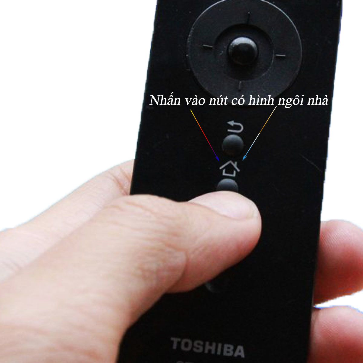 Hướng dẫn sử dụng remote tivi Android Toshiba L5550 và L5450