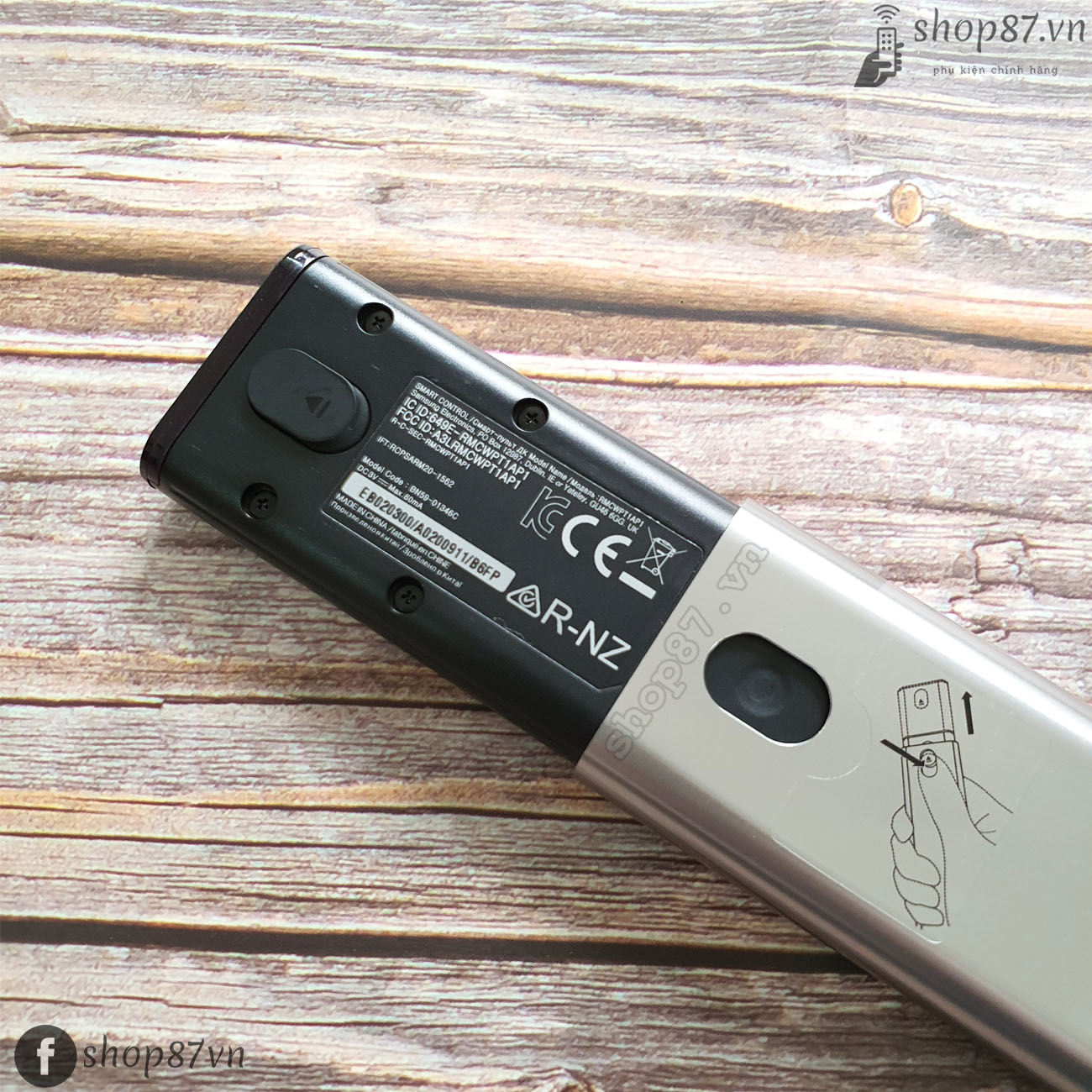 Điều khiển tv Samsung QLED giọng nói nhôm BN59-01346C