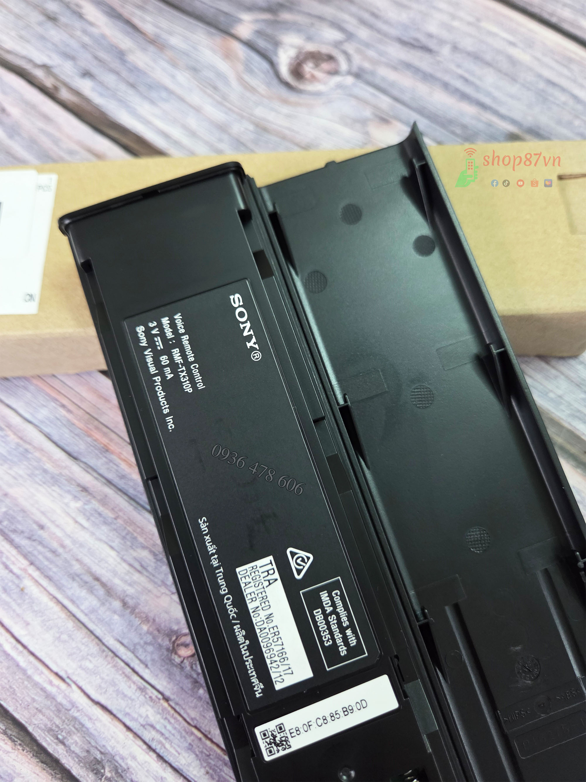 Điều khiển tv Sony chính hãng RMF-TX310P giọng nói