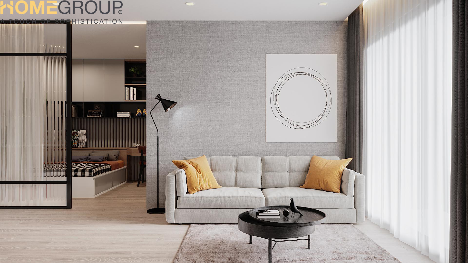 Thiết kế nội thất chung cư VinHomes Westpoint 1PN+1