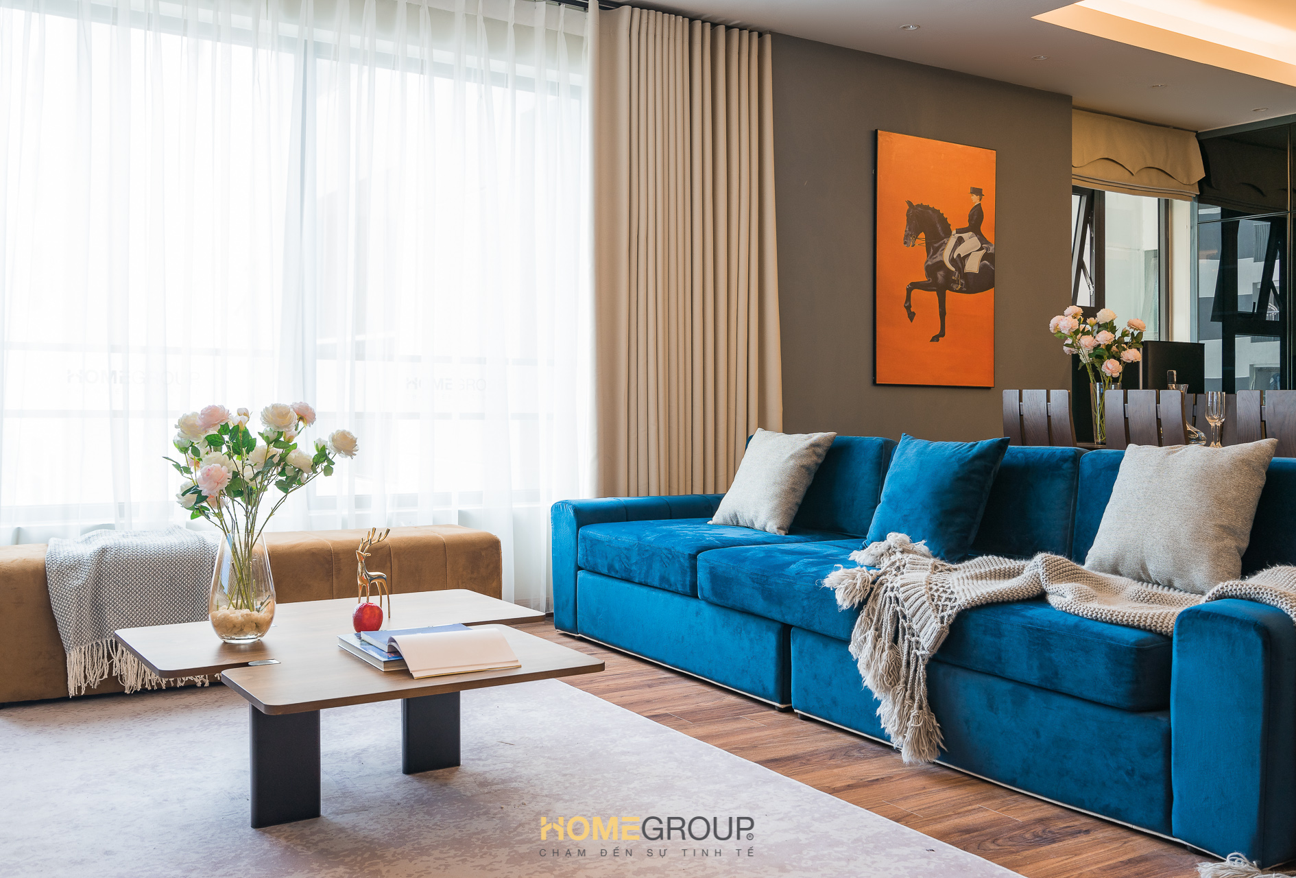Nội thất căn hộ mẫu Việt Đức Complex