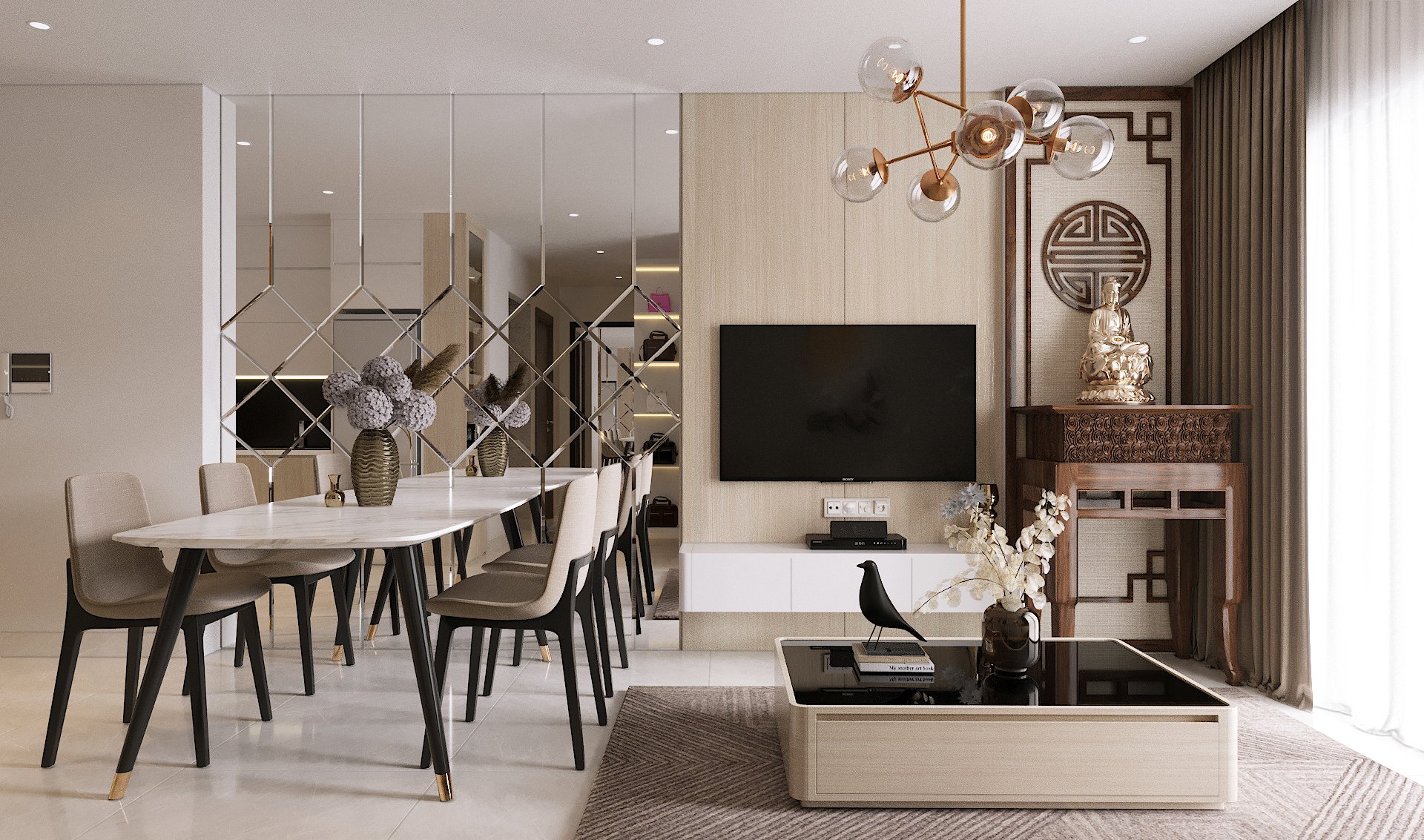 Thiết kế nội thất chung cư Imperia sky garden