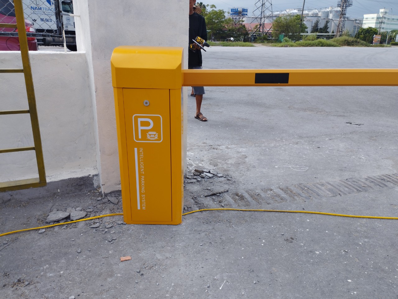 giá barie chắn đường