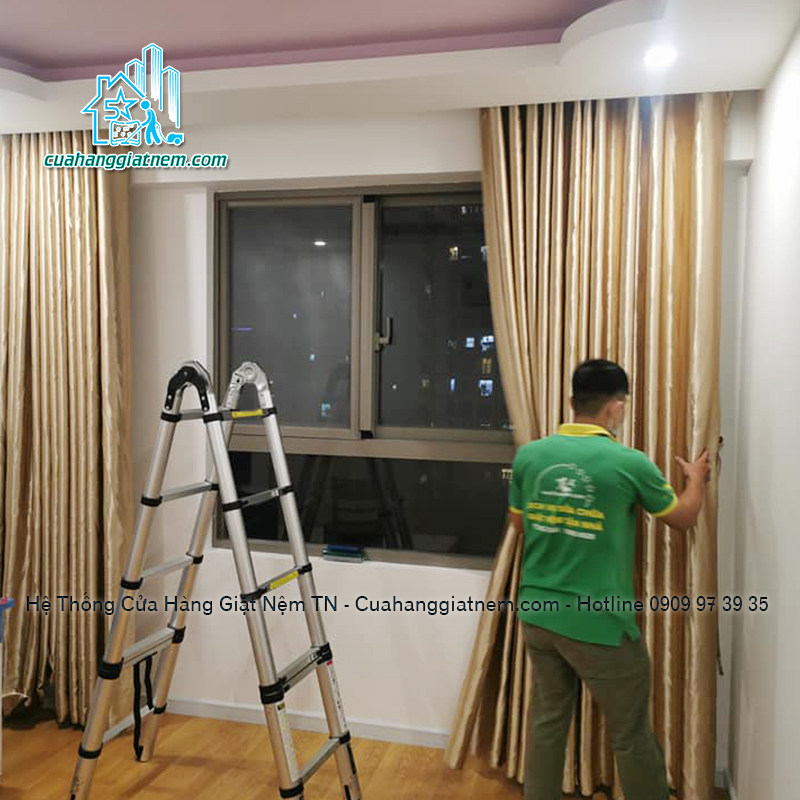 Giặt Rèm Cửa Tận Nhà Tháo Lắp Và Không Tháo Lắp Tận Nhà