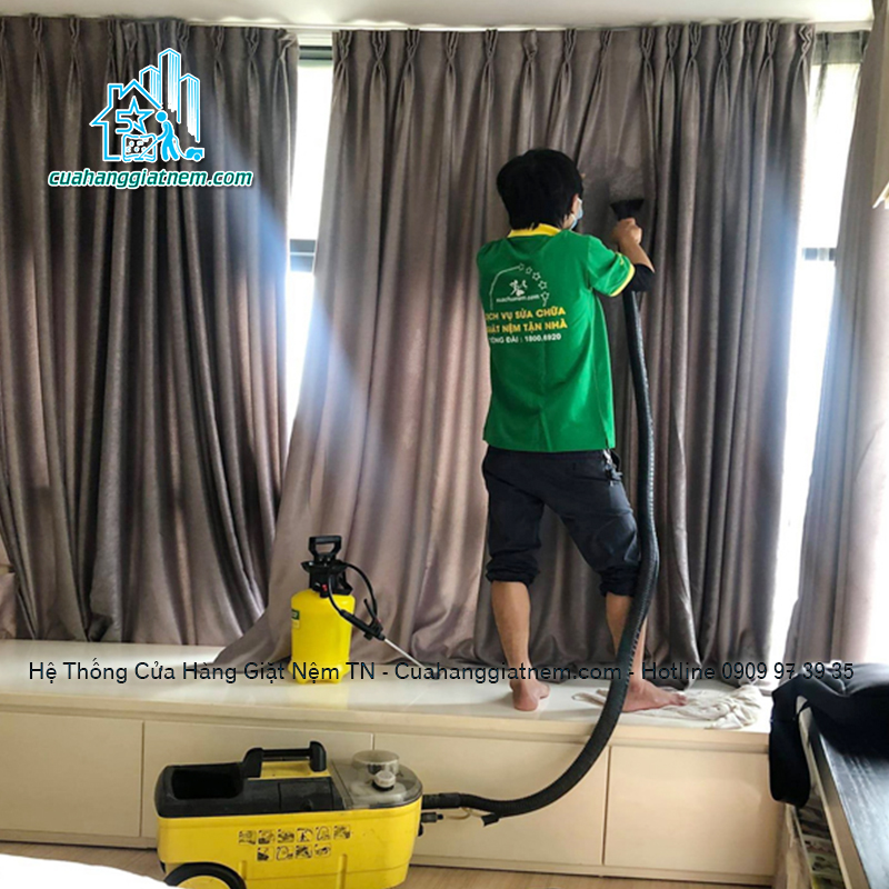 Giặt Rèm Cửa Tận Nhà Tháo Lắp Và Không Tháo Lắp Tận Nhà