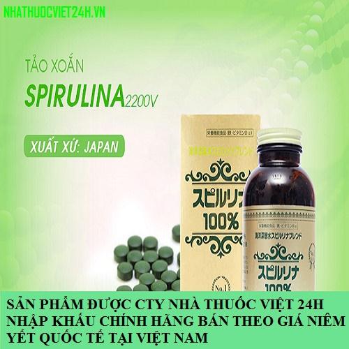 Tảo xoắn Nhật Bản Spirulina 2200V